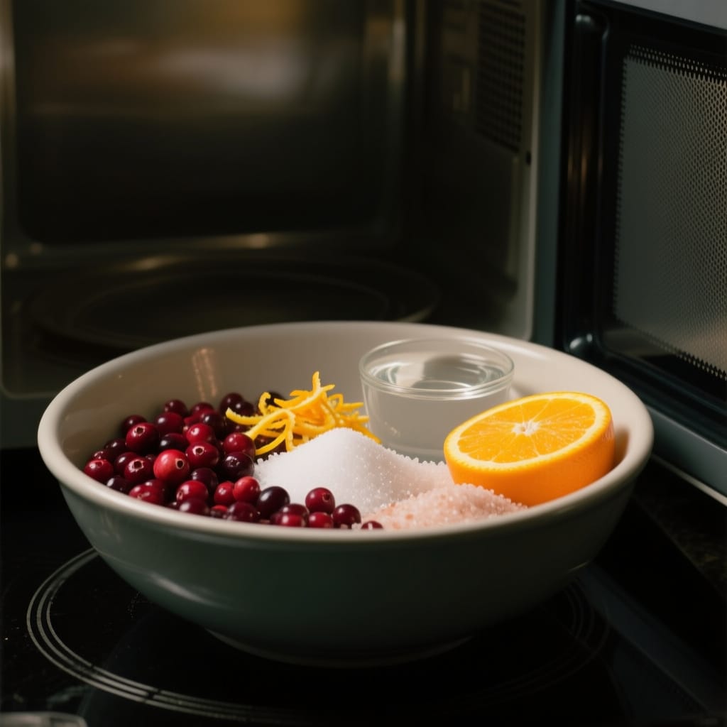 Microwave Cranberry-Orange Compote
