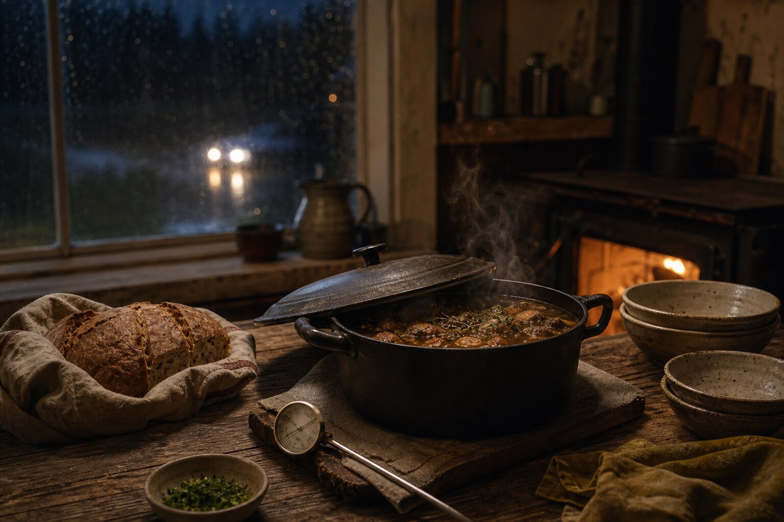 A Supper That Can Wait for Late Guests